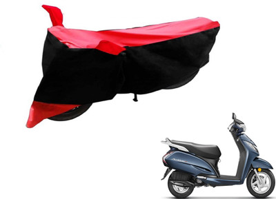 Flipkart SmartBuy Two Wheeler Cover for Honda(Activa 3G, Black, Red)