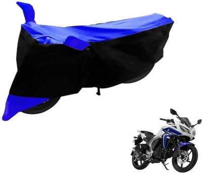 Flipkart SmartBuy Two Wheeler Cover for Yamaha(Fazer, Black, Blue)