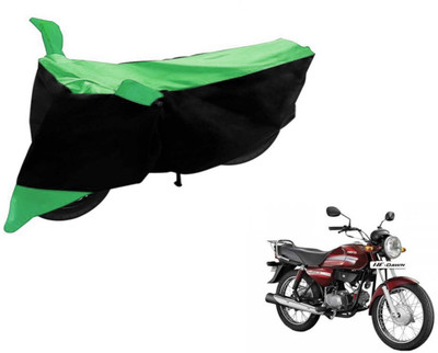 Flipkart SmartBuy Two Wheeler Cover for Hero(HF Dawn, Black, Green)