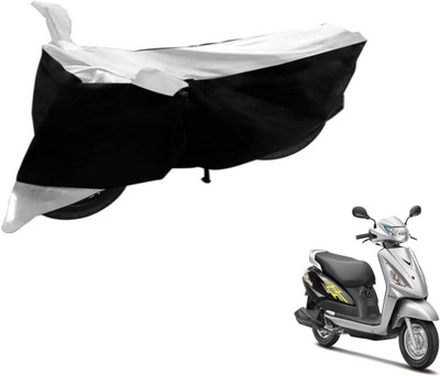 Flipkart SmartBuy Two Wheeler Cover for Suzuki(Swish, Black, Silver)