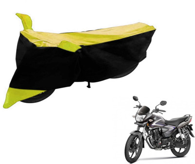 Flipkart SmartBuy Two Wheeler Cover for Honda(CB Shine, Black, Yellow)