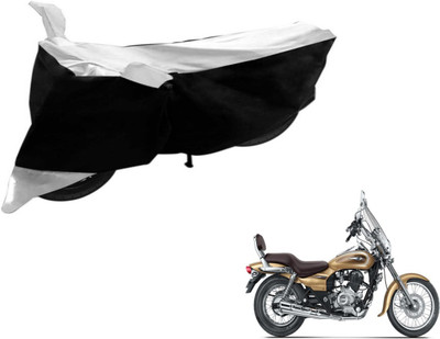Flipkart SmartBuy Two Wheeler Cover for Bajaj(Avenger 220 Cruise, Black, Silver)