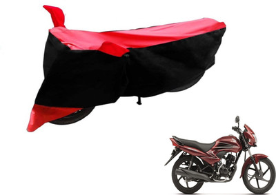 Flipkart SmartBuy Two Wheeler Cover for Honda(Dream Yuga, Black, Red)