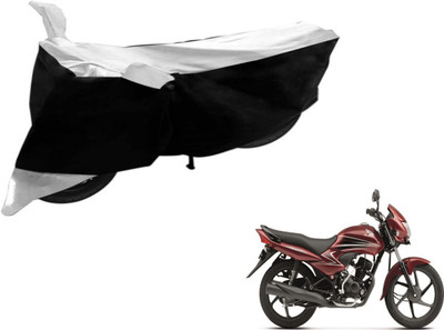 Flipkart SmartBuy Two Wheeler Cover for Honda(Dream Yuga, Black, Silver)