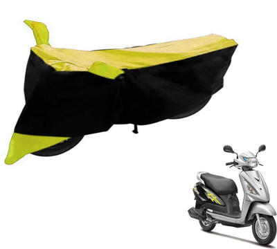 Flipkart SmartBuy Two Wheeler Cover for Suzuki(Swish, Black, Yellow)