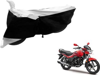 Flipkart SmartBuy Two Wheeler Cover for Hero(Passion Xpro, Black, Silver)