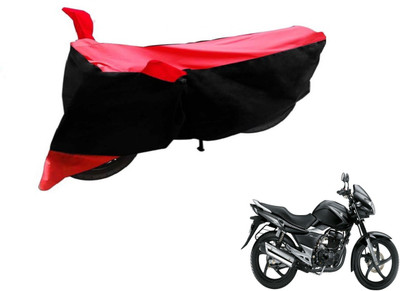Flipkart SmartBuy Two Wheeler Cover for Suzuki(GS, Black, Red)