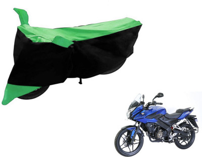 Flipkart SmartBuy Two Wheeler Cover for Bajaj(Pulsar AS 150, Black, Green)