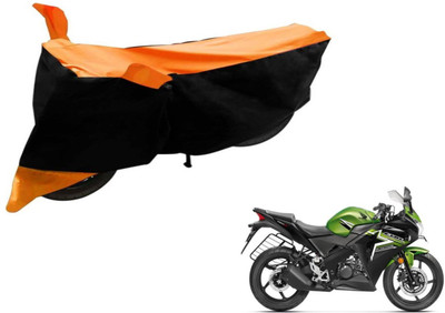 Flipkart SmartBuy Two Wheeler Cover for Honda(CBR 150R, Black, Orange)