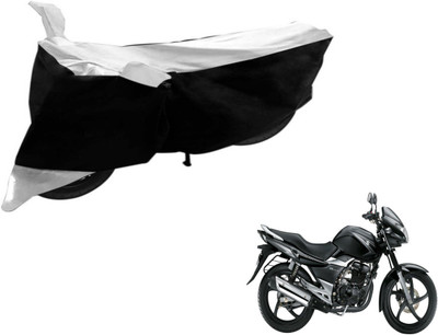 Flipkart SmartBuy Two Wheeler Cover for Suzuki(GS, Black, Silver)