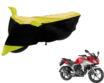 Flipkart SmartBuy Two Wheeler Cover for Yamaha(Fazer, Black, Yellow)