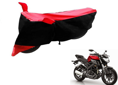 Flipkart SmartBuy Two Wheeler Cover for Suzuki(Gixxer, Black, Red)