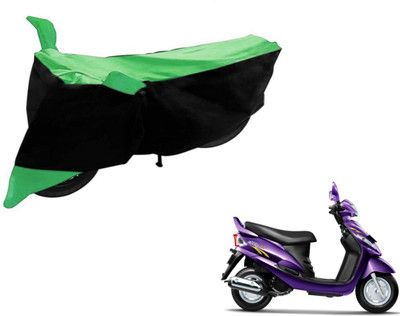 Flipkart SmartBuy Two Wheeler Cover for Mahindra(Rodeo RZ, Black, Green)