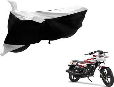 Flipkart SmartBuy Two Wheeler Cover for TVS(Phoenix 125, Black, Silver)