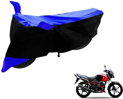 Flipkart SmartBuy Two Wheeler Cover for Yamaha(Gladiator, Black, Blue)