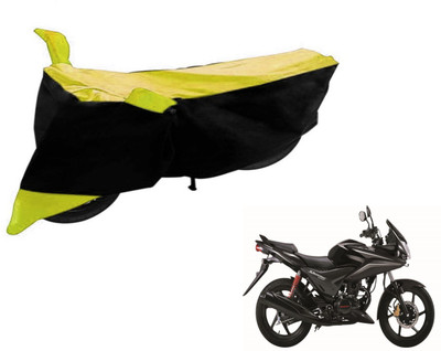 Flipkart SmartBuy Two Wheeler Cover for Honda(CBF Stunner, Black, Yellow)