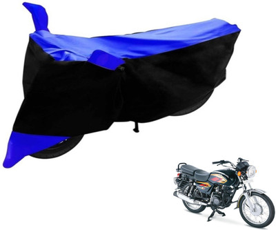Flipkart SmartBuy Two Wheeler Cover for TVS(Max 4R, Black, Blue)