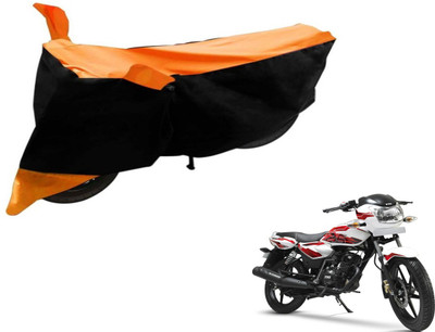 Flipkart SmartBuy Two Wheeler Cover for TVS(Phoenix 125, Black, Orange)
