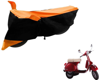Flipkart SmartBuy Two Wheeler Cover for LML(Star Euro, Black, Orange)