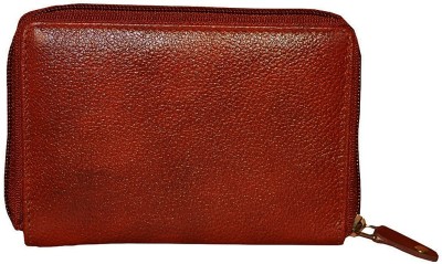 Style 98 Men Brown Genuine Leather Wallet(6 Card Slots)