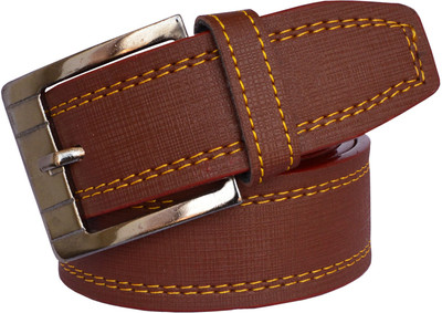 LOOPA Men Formal Brown Synthetic Belt