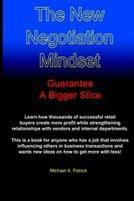 The New Negotiation Mindset(English, Paperback, Patrick Michael A.)