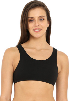 JOCKEY Women Sports Non Padded Bra(Black)
