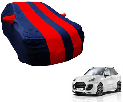 Flipkart SmartBuy Car Cover For Porsche Cayenne (With Mirror Pockets)(Blue, Red)