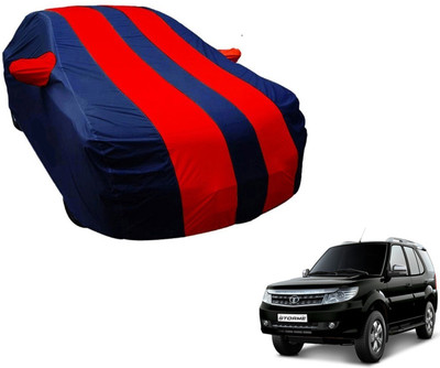 Flipkart SmartBuy Car Cover For Tata Safari Storme (With Mirror Pockets)(Blue, Red)