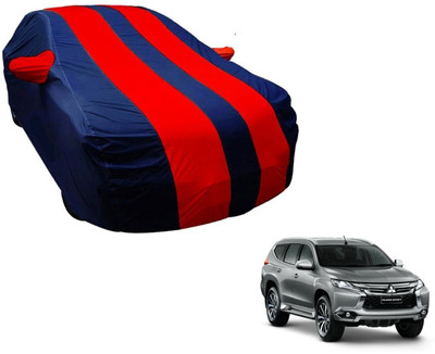 Amanzo Car Cover For Mitsubishi Pajero Sport (With Mirror Pockets)(Blue, Red)