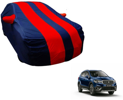 Amanzo Car Cover For Maruti Suzuki S-Cross (With Mirror Pockets)(Blue, Red)