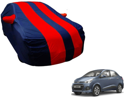 Flipkart SmartBuy Car Cover For Hyundai Xcent (With Mirror Pockets)(Blue, Red)