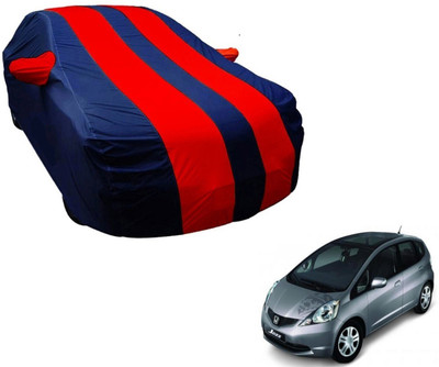 Flipkart SmartBuy Car Cover For Honda Jazz (With Mirror Pockets)(Blue, Red)