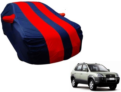 Amanzo Car Cover For Hyundai Tucson (With Mirror Pockets)(Blue, Red)