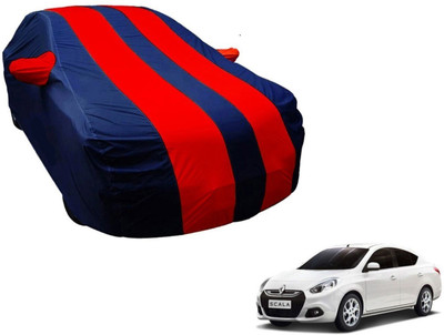 Amanzo Car Cover For Renault Scala (With Mirror Pockets)(Blue, Red)