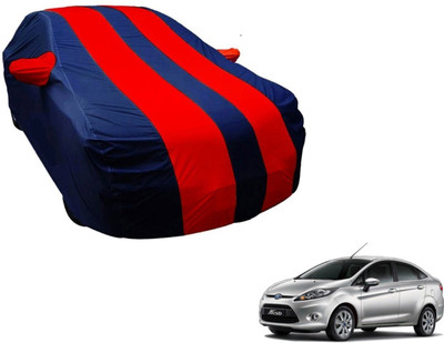 Flipkart SmartBuy Car Cover For Ford Fiesta Sport (With Mirror Pockets)(Blue, Red)