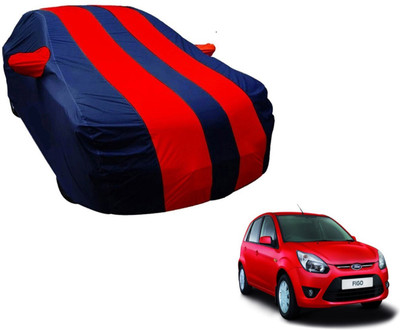 Amanzo Car Cover For Ford Figo (With Mirror Pockets)(Blue, Red)