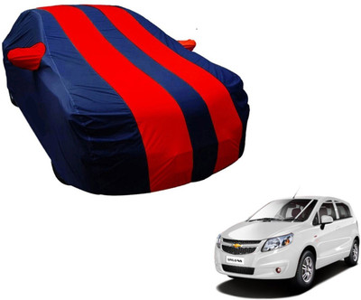 Flipkart SmartBuy Car Cover For Chevrolet Sail U-VA (With Mirror Pockets)(Blue, Red)