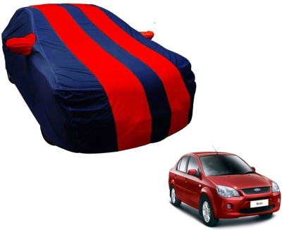 Amanzo Car Cover For Ford Ikon (With Mirror Pockets)(Blue, Red)