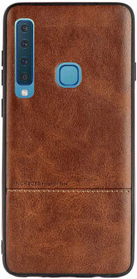 Mystry Box Back Cover for Samsung Galaxy A9 2018(Brown, Grip Case)
