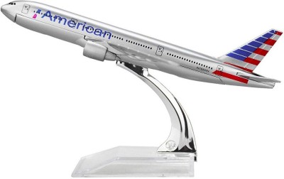 Sage Square 1 Compartments Metal Aircraft Model(White)