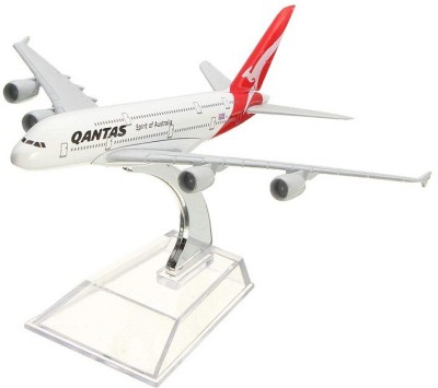 Sage Square 1 Compartments Metal Aircraft Model(White)