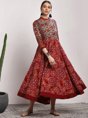 Sangria Women Maxi Multicolor Dress