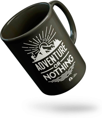 Tee Mafia Mug-228-adventure-adventure-or-nothing-LEFT-1 Ceramic Coffee Mug(150 ml)