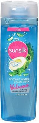 SUNSILK Coconut Water and Aloe Vera Volume Hair Shampoo 185mlss(185 ml)