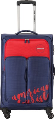 American Tourister BEVERLY HILLS SPINNER 80 cm TSA-BLUE Expandable  Check-in Luggage - 30 inch