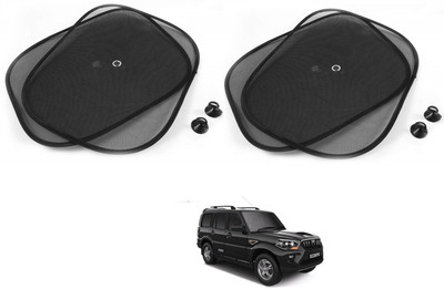 AuTO ADDiCT Side Window Sun Shade For Mahindra New Scorpio(Black)
