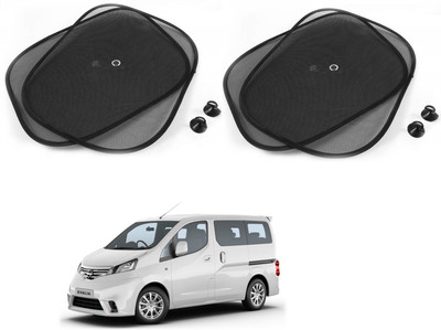 AuTO ADDiCT Side Window Sun Shade For Nissan Evalia(Black)