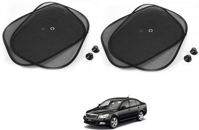 AuTO ADDiCT Side Window Sun Shade For Skoda Laura(Black)