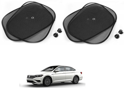 AuTO ADDiCT Side Window Sun Shade For Volkswagen Jetta(Black)